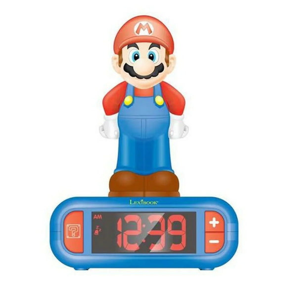 Orologio Sveglia Lexibook Super Mario Bros con design innovativo e sveglia smart bambini