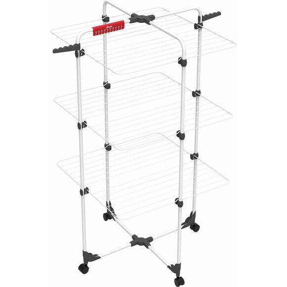 Stendibiancheria Vileda Mixer Tower 3 con design a torre per ottimizzare lo spazio per stendere il bucato