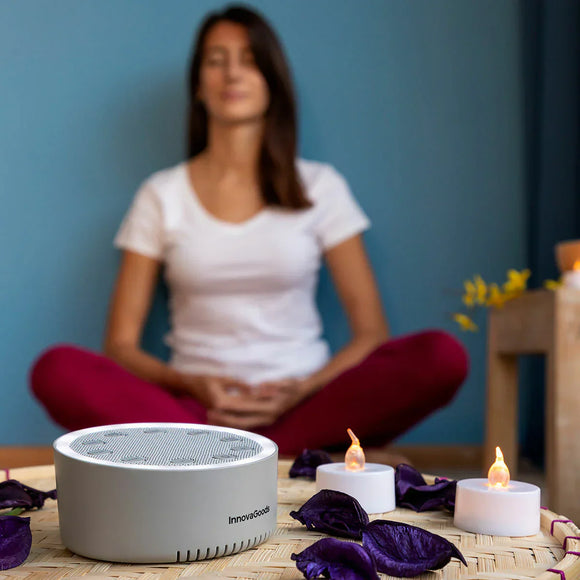 Macchina del Rumore Bianco Slewel InnovaGoods per migliori soluzioni per insonnia naturale e relax profondo