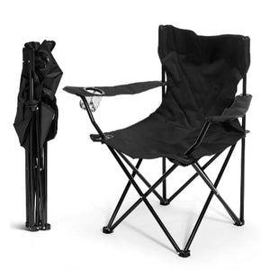 🎣 Comfort Moltiplicato x8: Sedia da Pesca Gift Decor Nero (79 x 47 x 79 cm) 🏕️