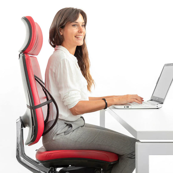 Supporto Lombare Portatile Traspirante Backonfy InnovaGoods per come alleviare il mal di schiena a casa