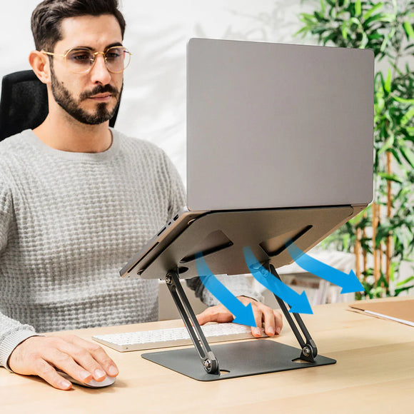 Supporto Pieghevole e Regolabile per PC Portatile Lastan per accessori innovativi per postazione smart working 2024