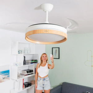 Caldo? No, Grazie! Scopri il Ventilatore da Soffitto InnovaGoods con Pale Nascoste: Design, Luce LED e Freschezza a Portata di Telecomando (Prodotto Ricondizionato) 🌬️💡