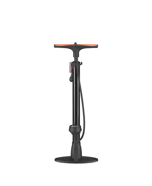 Pompa d'aria portatile per bici con design ergonomico e manometro integrato per un facile utilizzo