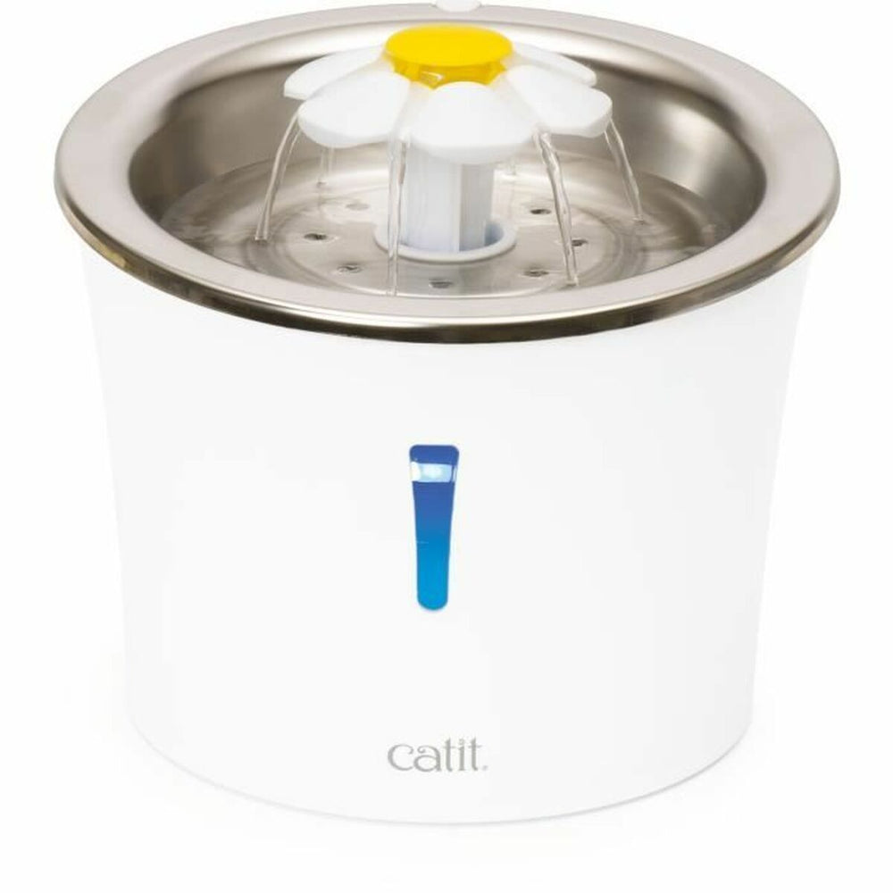 Pet Water Fountain Catit White Plastic/Stainless steel
