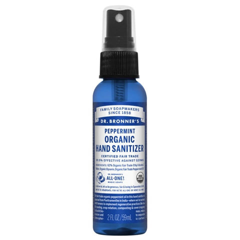 Lozione Igienizzante per Mani Dr Bronner's Peppermint 60 ml
