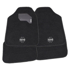 Set di Tappetini per Auto MOMO MOMLCM015BW Bianco/Nero 4 uds