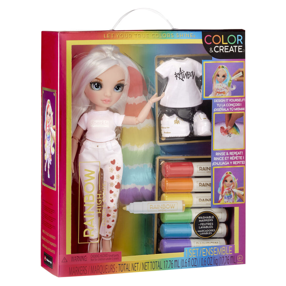 Bambola Rainbow High Color & Create 22 cm