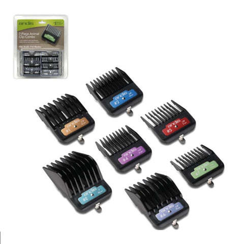 Set de peines/cepillos Andis 51 x 37 x 33 cm 7 Piezas