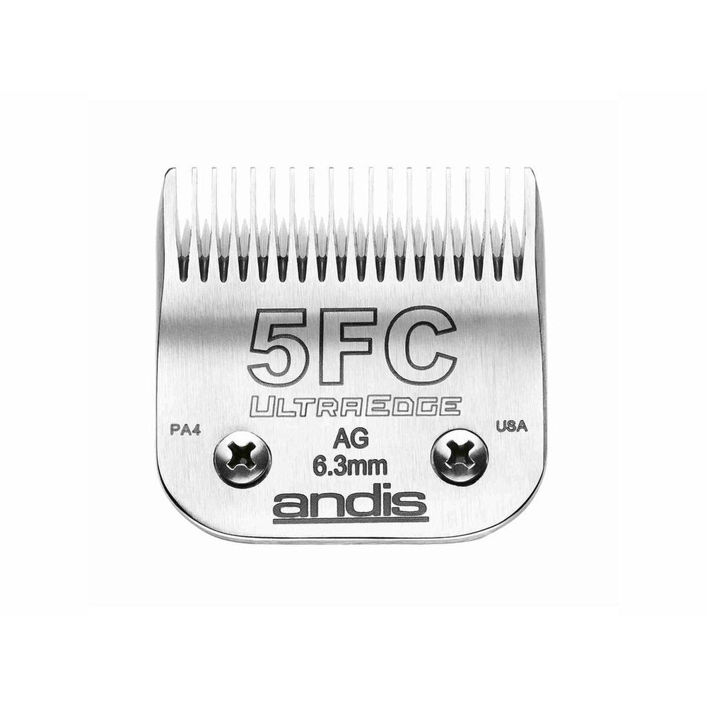 Lame per Rasoio da Barba Trixie Andis 5FC Acciaio inossidabile 6,3 mm