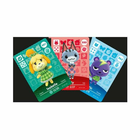 Giocattolo Interattivo Nintendo amiibo Animal Crossing Cards - Series 4 Pack 3 Pezzi 3 Unità