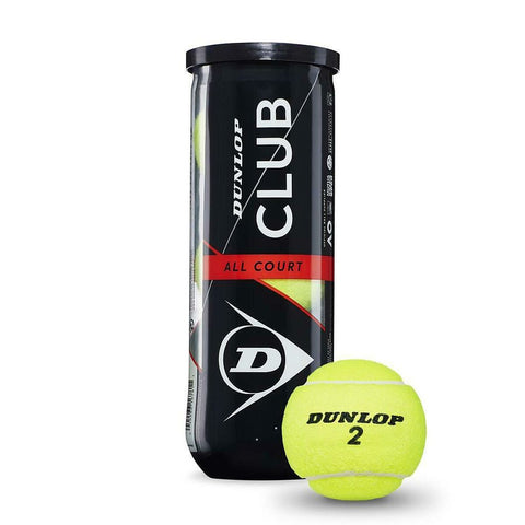 Palline da Tennis D TB CLUB AC 3 PET Dunlop 601334 Giallo