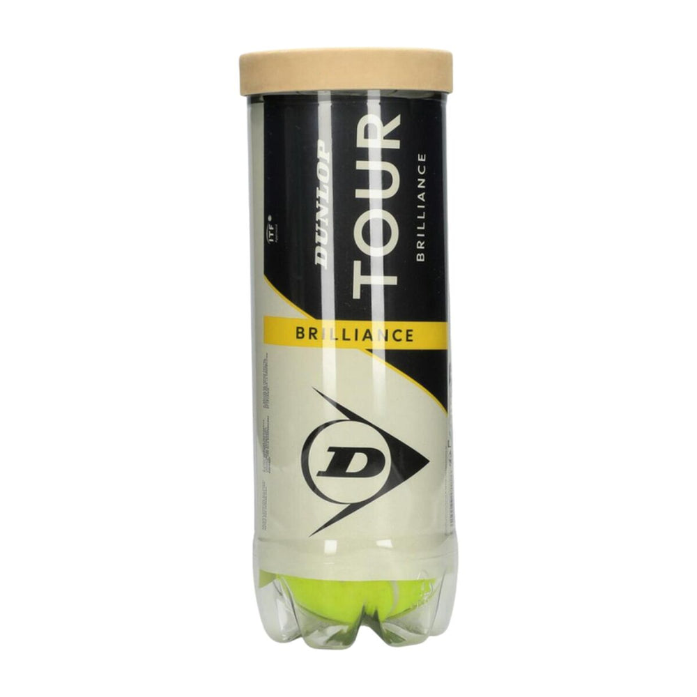 Pelotas de Tenis Dunlop D TB TOUR BRILLANCE 3 PET 601620 Amarillo
