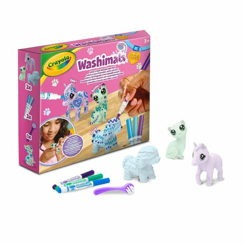 Set da Disegno Crayola Washimals (3 Pezzi) (3 Unità)