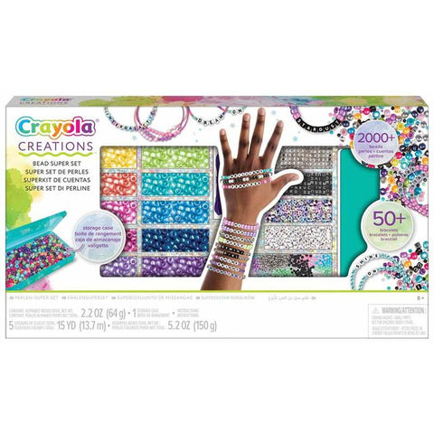 Kit per Creare Braccialetti Crayola Plastica