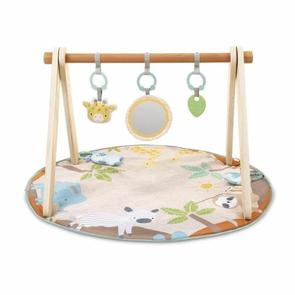 Tappeto da gioco Ingenuity WonderWood 81,3 x 81,3 x 47 cm Multicolore