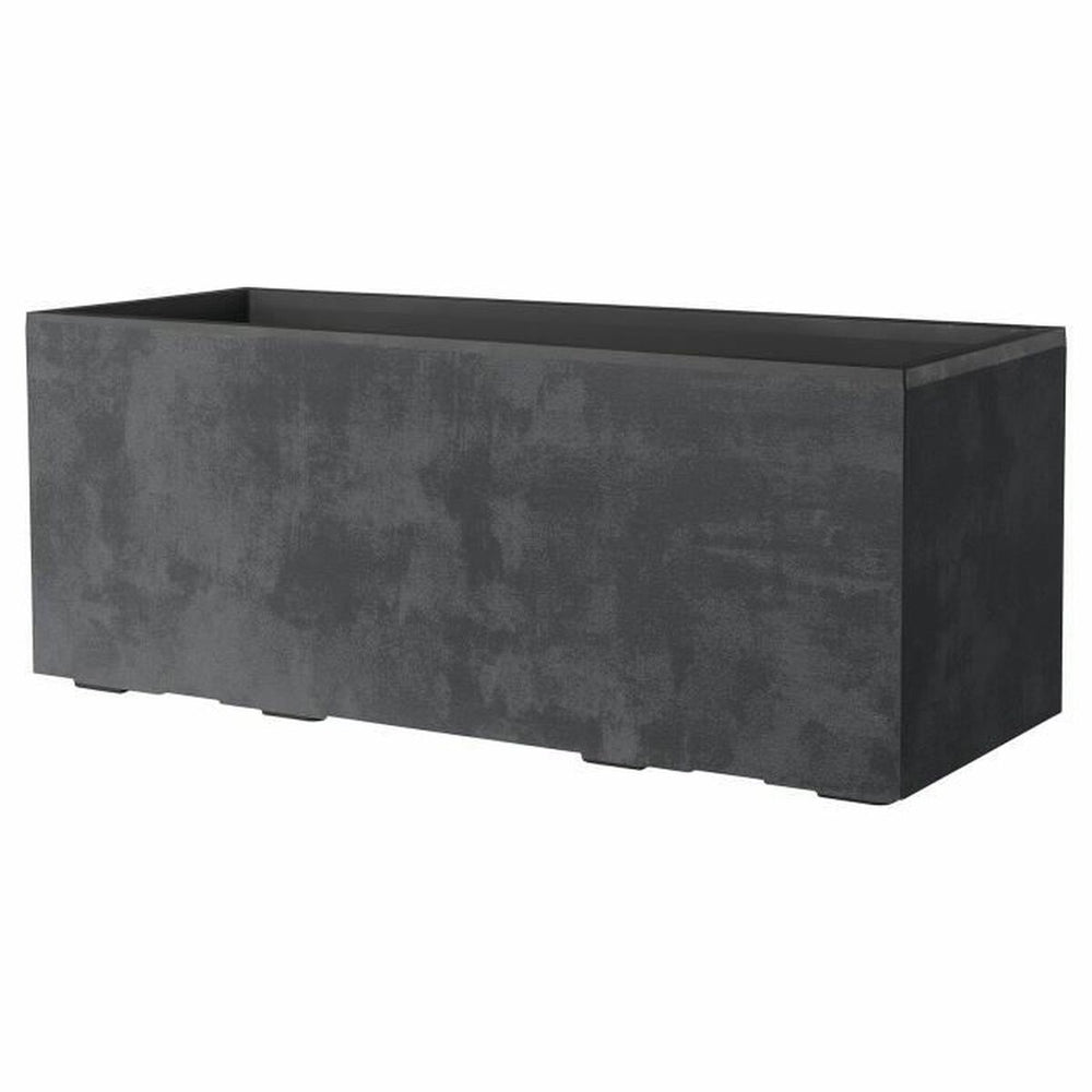 Vaso Deroma Antracite 99 cm Plastica Rettangolare Moderno