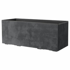 Vaso Deroma Antracite 99 cm Plastica Rettangolare Moderno