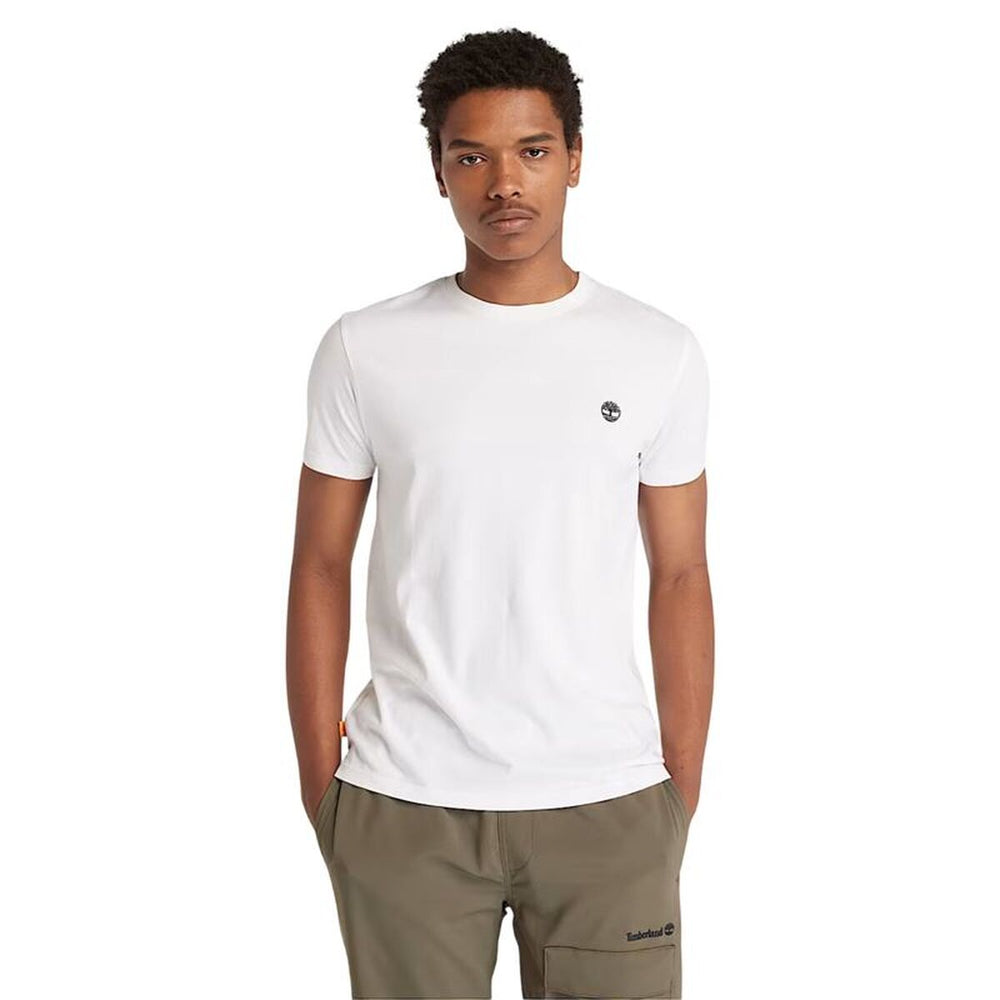 Maglia a Maniche Corte Uomo Timberland TB0A2BPR1001 Bianco