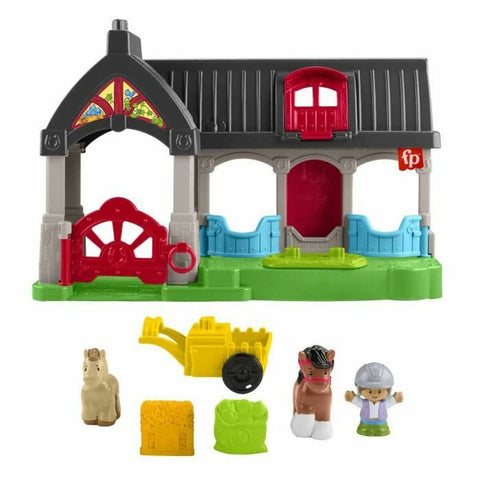 Playset Fisher-Price Happy Horses Stable 7 Pieces