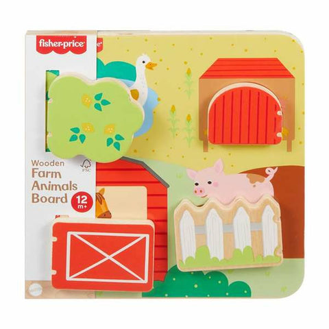 Giocattolo per bebè Mattel 20 x 20 x 1,91 cm animali