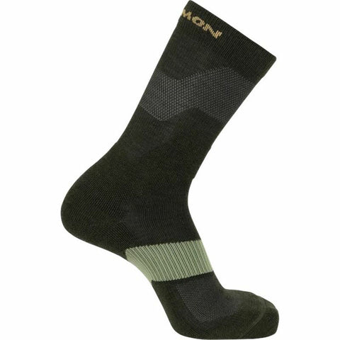Calcetines Deportivos Salomon X Ultra Crew Verde
