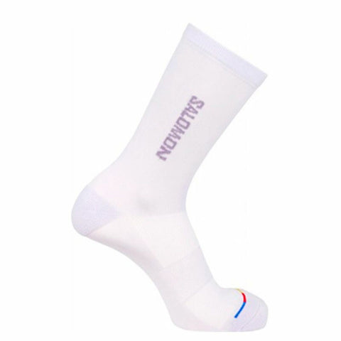 Calcetines Deportivos Salomon 365 Crew Cosmic Sky Blanco Trail