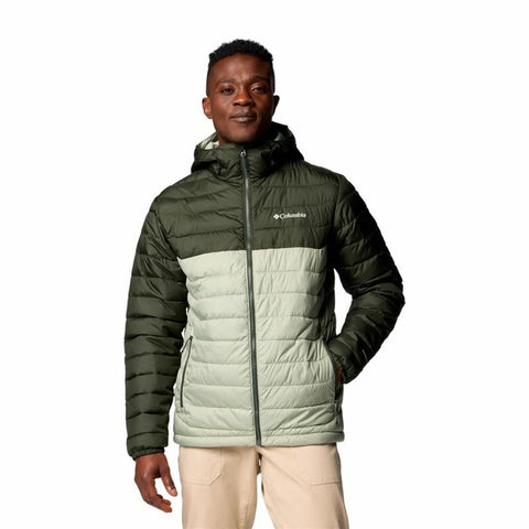 Chaqueta Deportiva para Hombre Columbia Powder Lite II Verde Gris