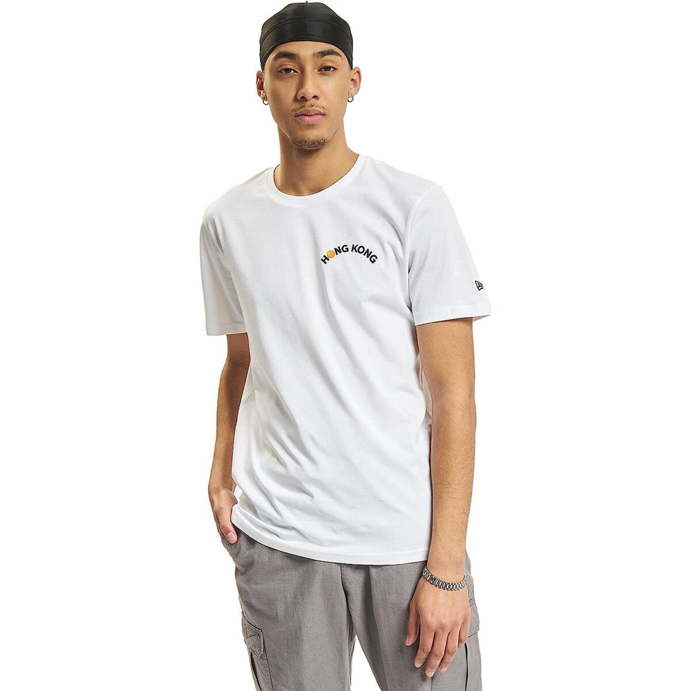 Maglia a Maniche Corte Uomo New Era 13083965 Bianco