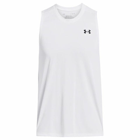Maglia Smanicata da Uomo Under Armour Tech Tank Bianco