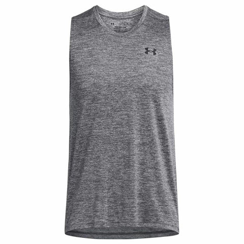Camiseta para Hombre sin Mangas Under Armour Tech Tank Gris oscuro