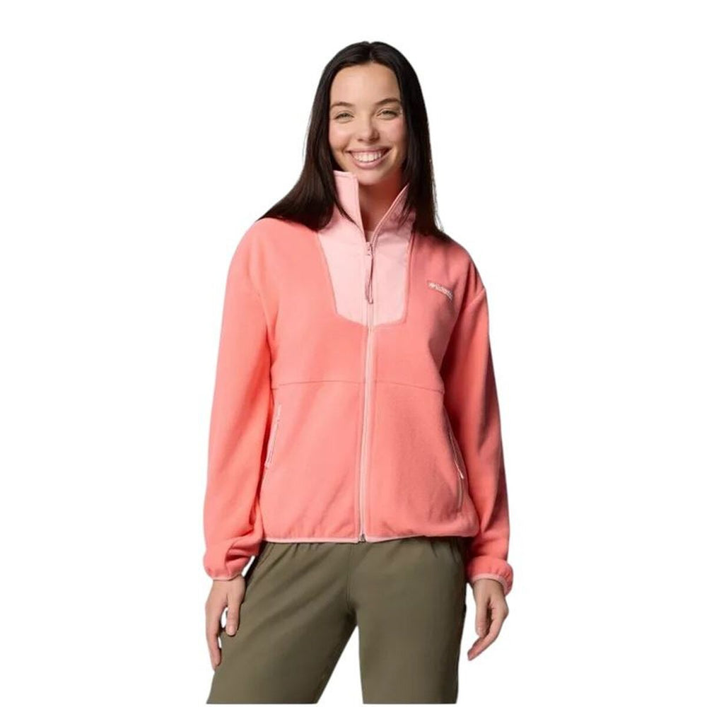 Maglia in Pile Columbia Sequoia Grove™ Full Zip Salmone Donna
