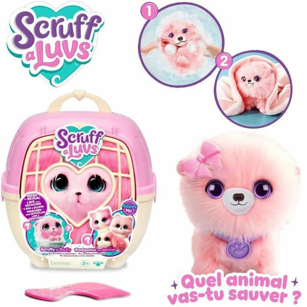Peluche Moose Toys Rosa Plastica