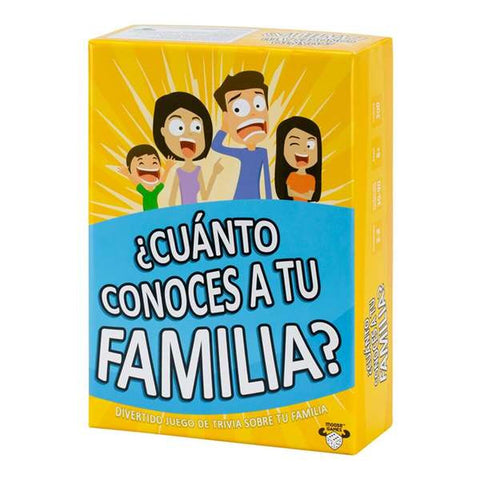 Juego de Cartas Moose ¿Cuánto Conoces A Tu Familia?