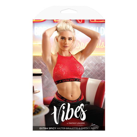 Underwear Set Fantasy Lingerie Red (S/M)