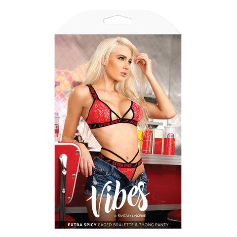 Underwear Set Fantasy Lingerie Red (M/L)