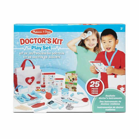 Valigetta da Dottore a Giocattolo con Accessori Melissa & Doug 25 Pezzi