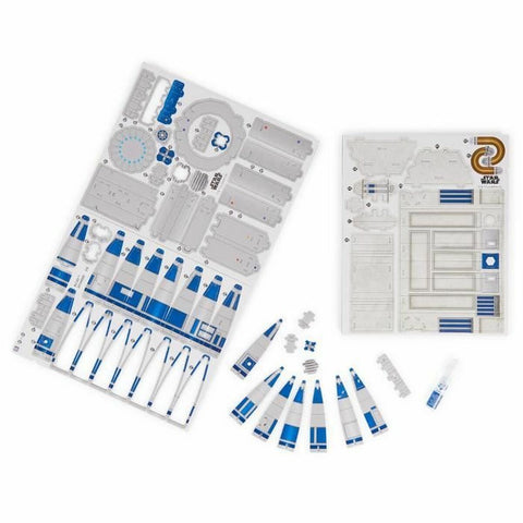 Set di Costruzioni Star Wars R2-D2 201 Pezzi 19 x 18,6 x 28 cm Bianco Multicolore