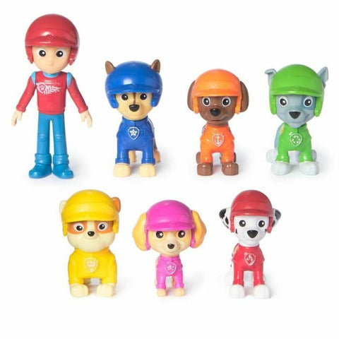 Statuina da Collezione Spin Master MULTIPACK DE 7 FIGURAS DE RUEDAS DE RESCATE DE PAW Patrol