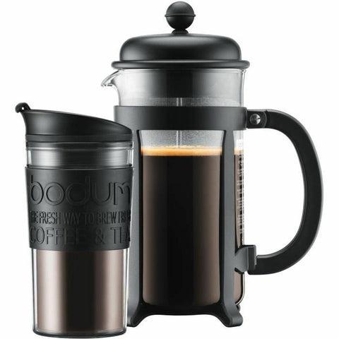 Caffettiera a Stantuffo Bodum Nero 1,25 L 0,35 L (8 Unità)