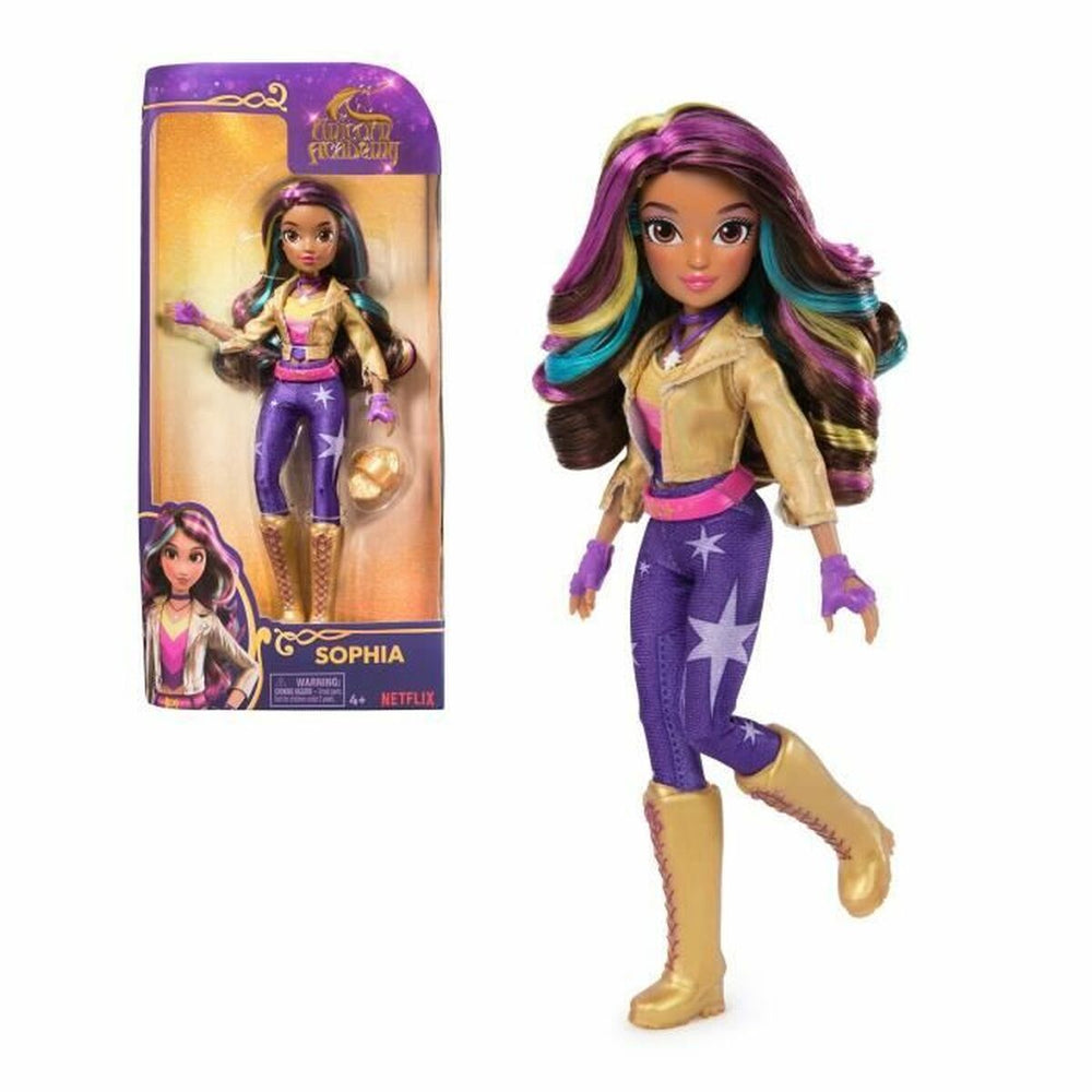 Doll Spin Master Sophia Academia Unicornio Unicorn 9 Pieces