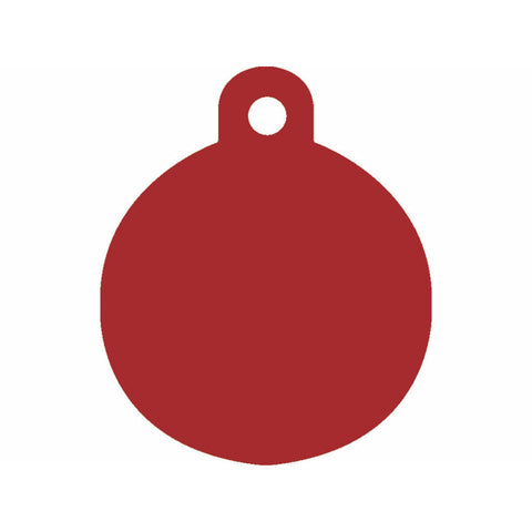 Identification plate Imarc Circle Red