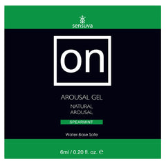 Gel Estimulante Sensuva 6 ml Menta verde