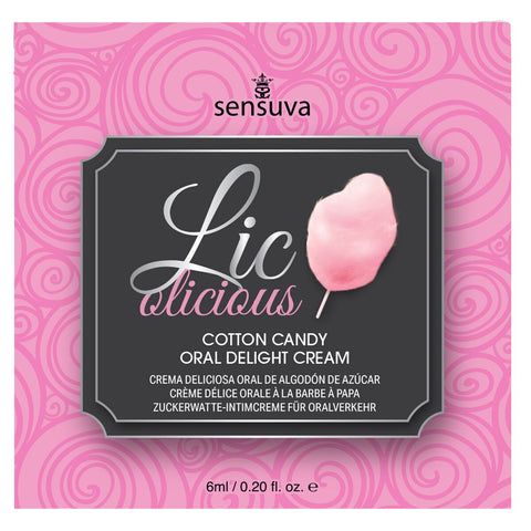 Flavored Lubricant Sensuva Candy Floss 6 ml