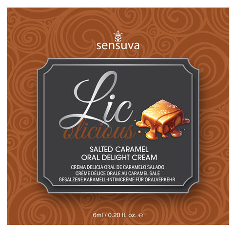 Flavored Lubricant Sensuva Caramel 6 ml