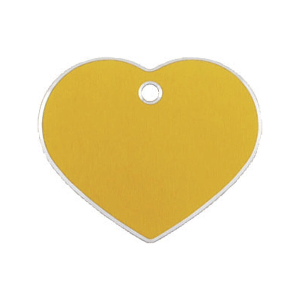 Targhetta per collana Imarc Hi Line Dorato Cuore Alluminio