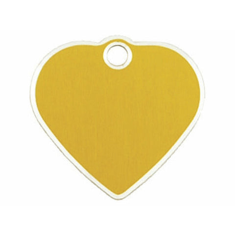 Identification plate for collar Imarc   Golden Heart Aluminium