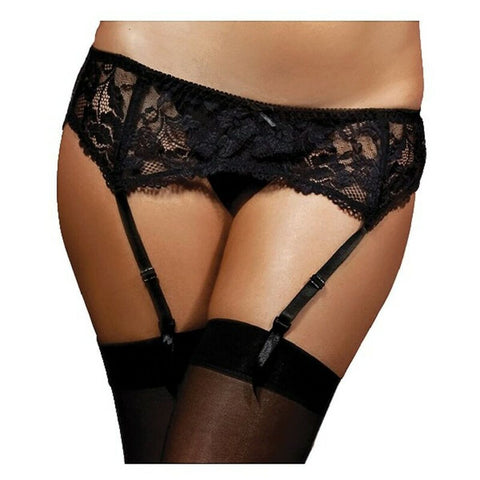 Suspender Seven Til Midnight 9555 Black S/M