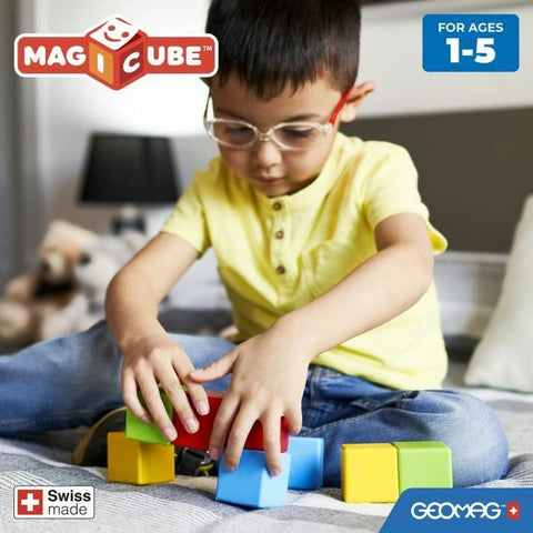 Set di Costruzioni Geomag Magicube Recycled Creative Set