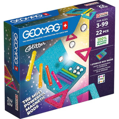 Playset Geomag Glitter (22 Pezzi)